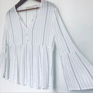 SOLD ON INSTA- Chloe & Katie - Stripe Pendulum Top